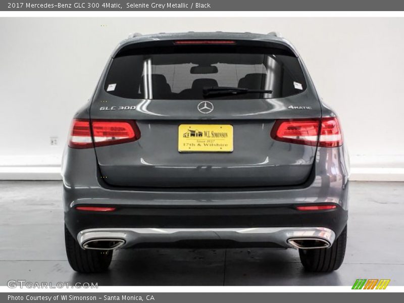 Selenite Grey Metallic / Black 2017 Mercedes-Benz GLC 300 4Matic