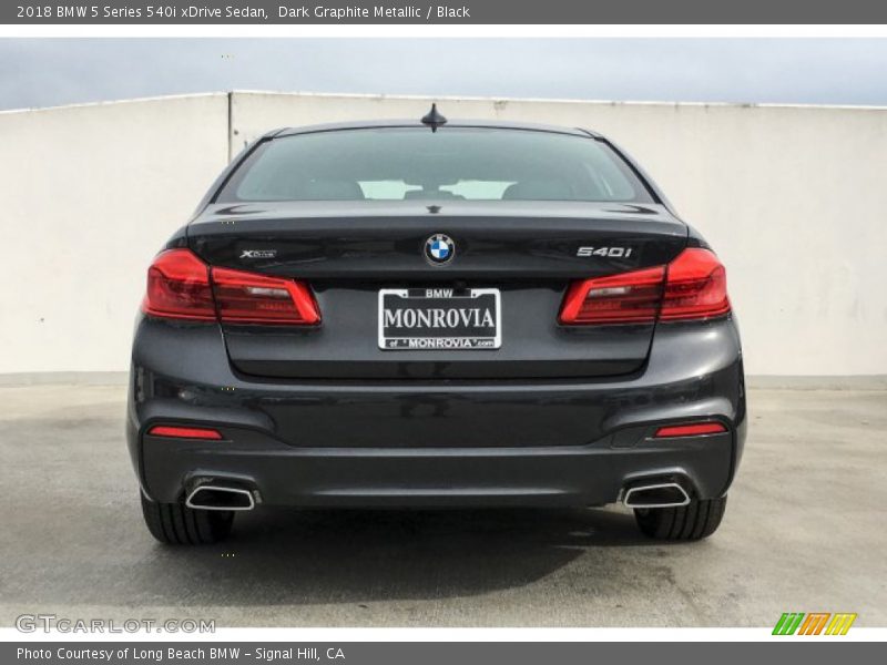 Dark Graphite Metallic / Black 2018 BMW 5 Series 540i xDrive Sedan