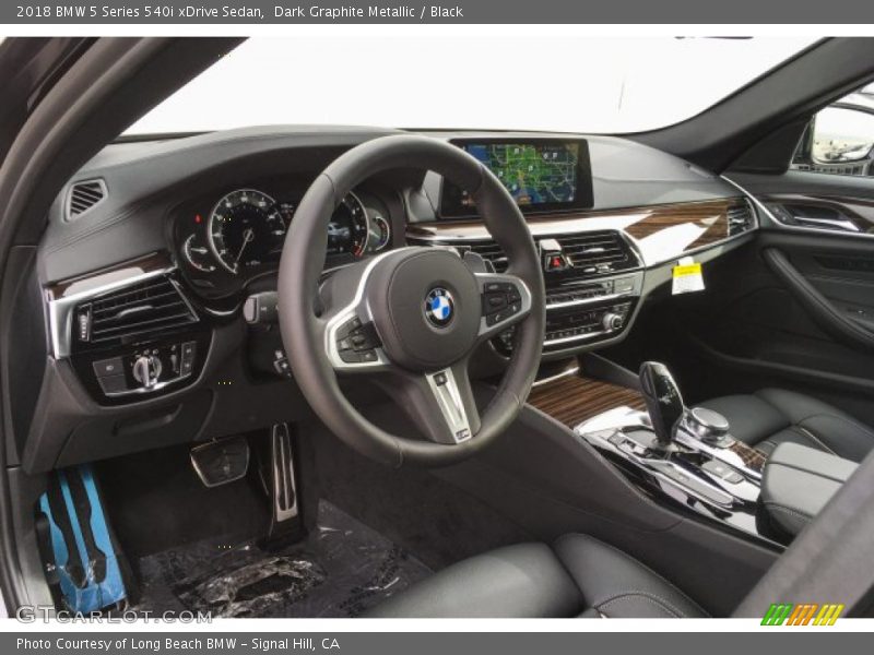 Dark Graphite Metallic / Black 2018 BMW 5 Series 540i xDrive Sedan