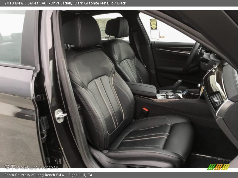 Dark Graphite Metallic / Black 2018 BMW 5 Series 540i xDrive Sedan