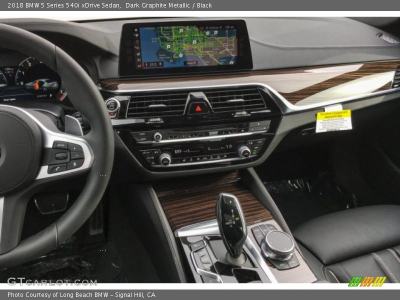 Dark Graphite Metallic / Black 2018 BMW 5 Series 540i xDrive Sedan