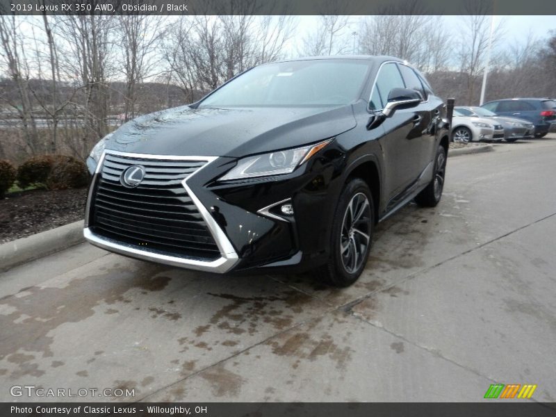 Obsidian / Black 2019 Lexus RX 350 AWD