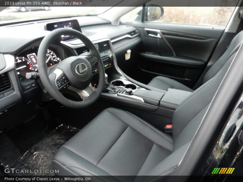 Obsidian / Black 2019 Lexus RX 350 AWD