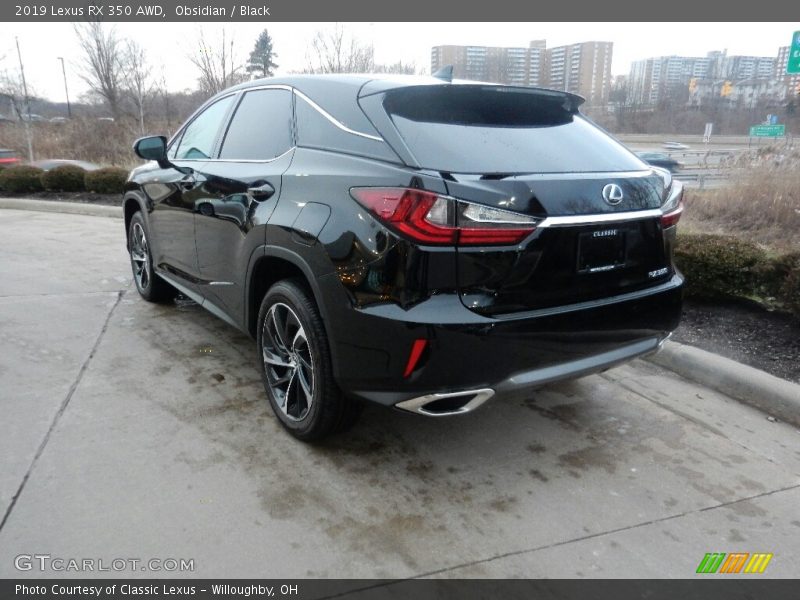 Obsidian / Black 2019 Lexus RX 350 AWD