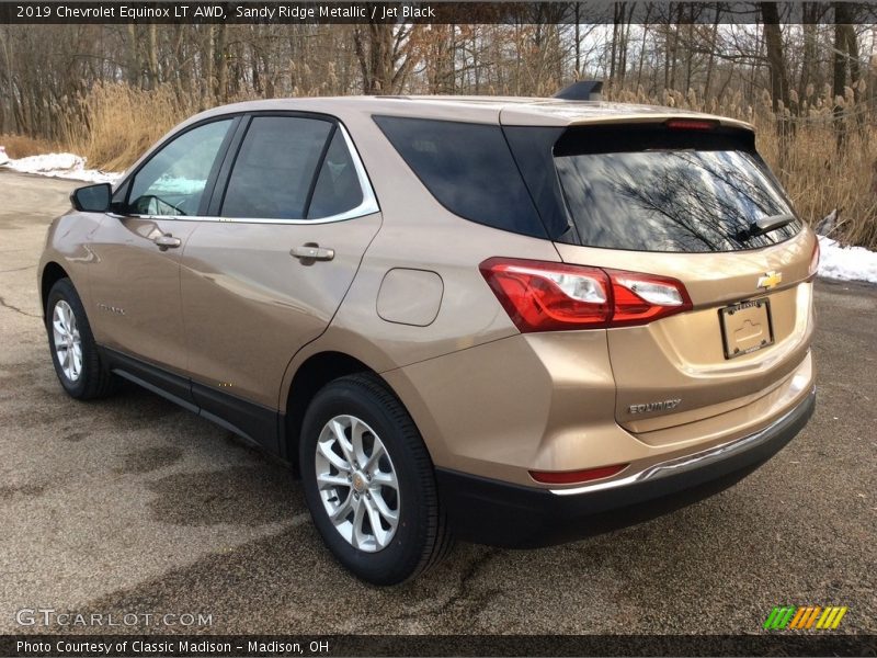 Sandy Ridge Metallic / Jet Black 2019 Chevrolet Equinox LT AWD