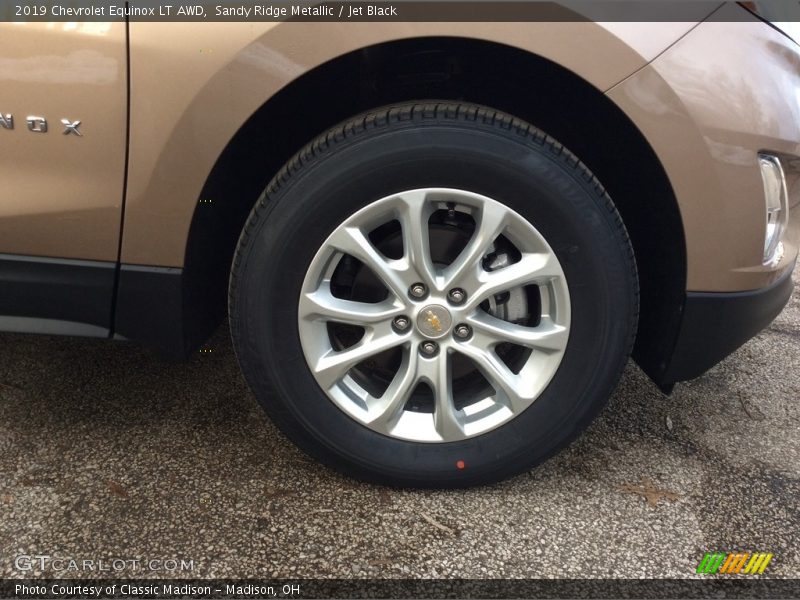 Sandy Ridge Metallic / Jet Black 2019 Chevrolet Equinox LT AWD