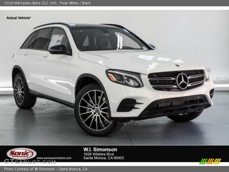 Polar White / Black 2019 Mercedes-Benz GLC 300