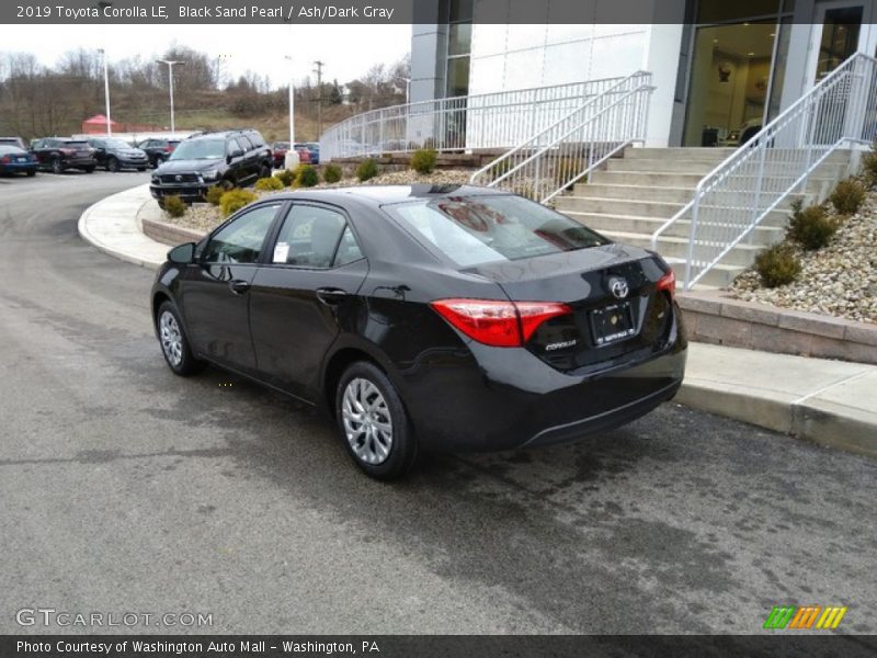 Black Sand Pearl / Ash/Dark Gray 2019 Toyota Corolla LE