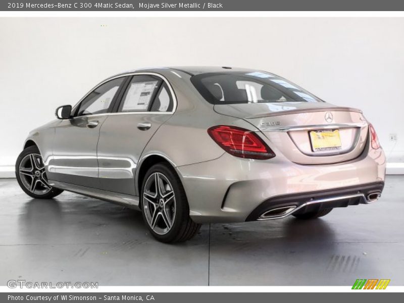 Mojave Silver Metallic / Black 2019 Mercedes-Benz C 300 4Matic Sedan