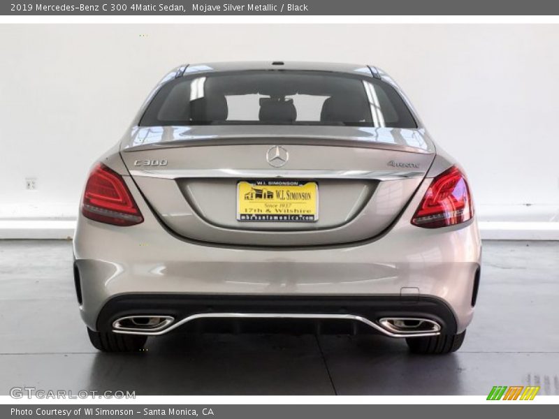 Mojave Silver Metallic / Black 2019 Mercedes-Benz C 300 4Matic Sedan