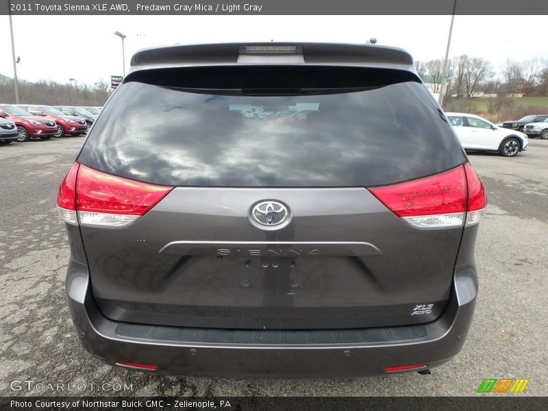 Predawn Gray Mica / Light Gray 2011 Toyota Sienna XLE AWD