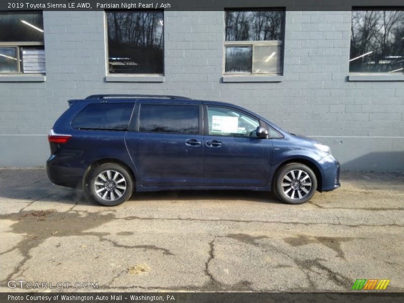 Parisian Night Pearl / Ash 2019 Toyota Sienna LE AWD