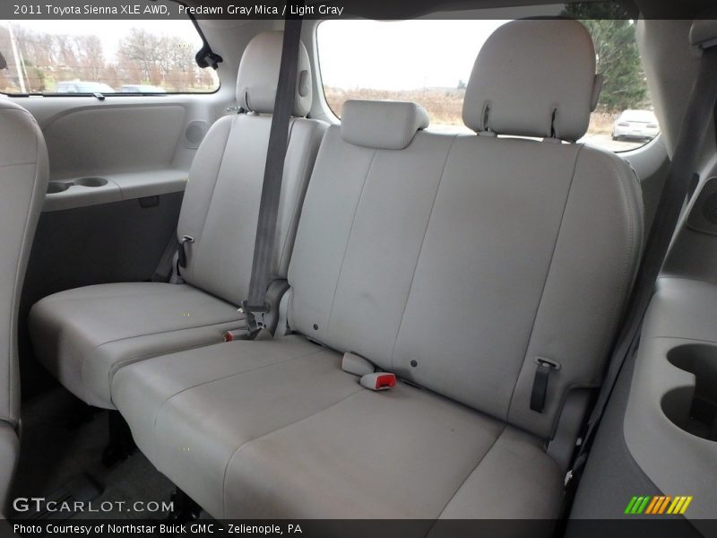 Predawn Gray Mica / Light Gray 2011 Toyota Sienna XLE AWD