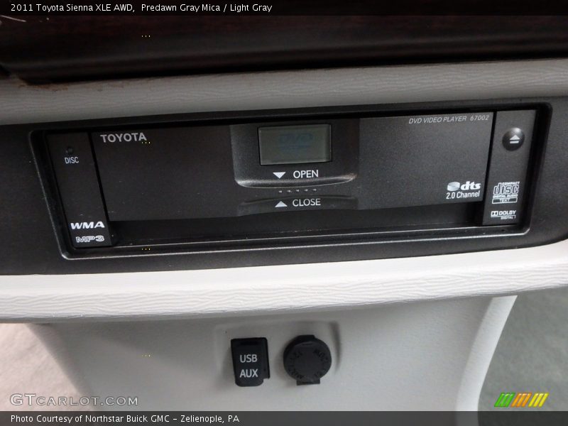Predawn Gray Mica / Light Gray 2011 Toyota Sienna XLE AWD