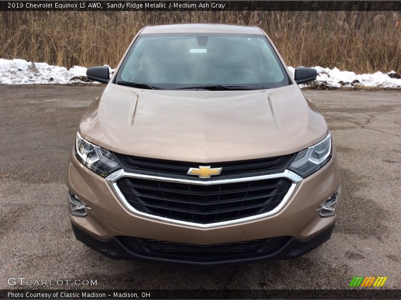 Sandy Ridge Metallic / Medium Ash Gray 2019 Chevrolet Equinox LS AWD