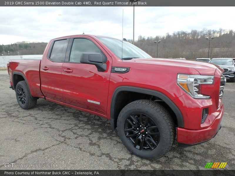 Front 3/4 View of 2019 Sierra 1500 Elevation Double Cab 4WD