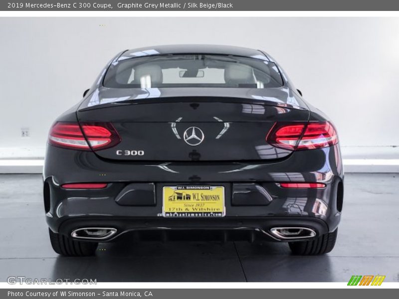 Graphite Grey Metallic / Silk Beige/Black 2019 Mercedes-Benz C 300 Coupe