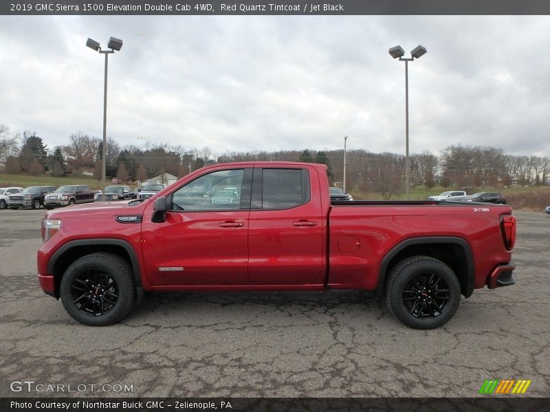  2019 Sierra 1500 Elevation Double Cab 4WD Red Quartz Tintcoat