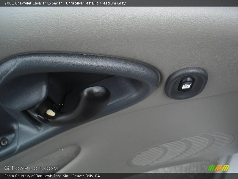 Ultra Silver Metallic / Medium Gray 2001 Chevrolet Cavalier LS Sedan