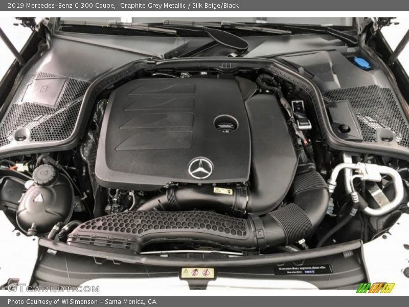 Graphite Grey Metallic / Silk Beige/Black 2019 Mercedes-Benz C 300 Coupe