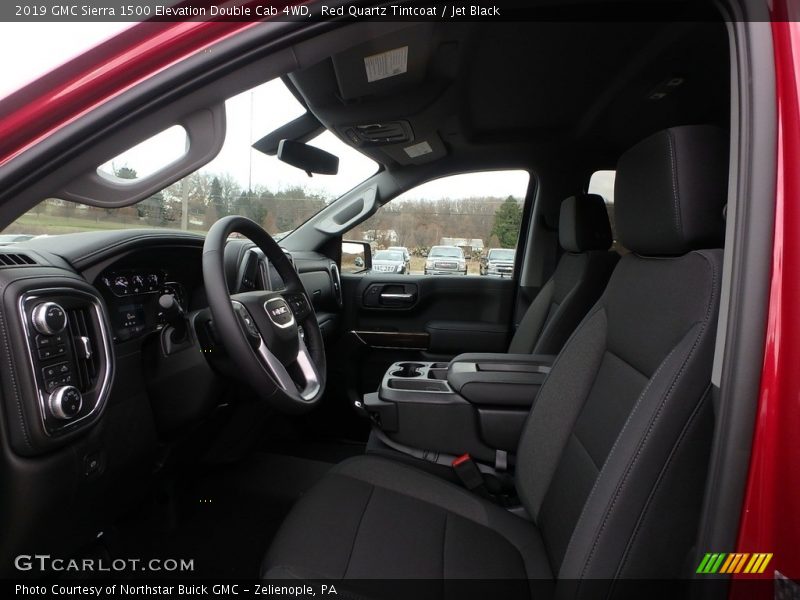Red Quartz Tintcoat / Jet Black 2019 GMC Sierra 1500 Elevation Double Cab 4WD