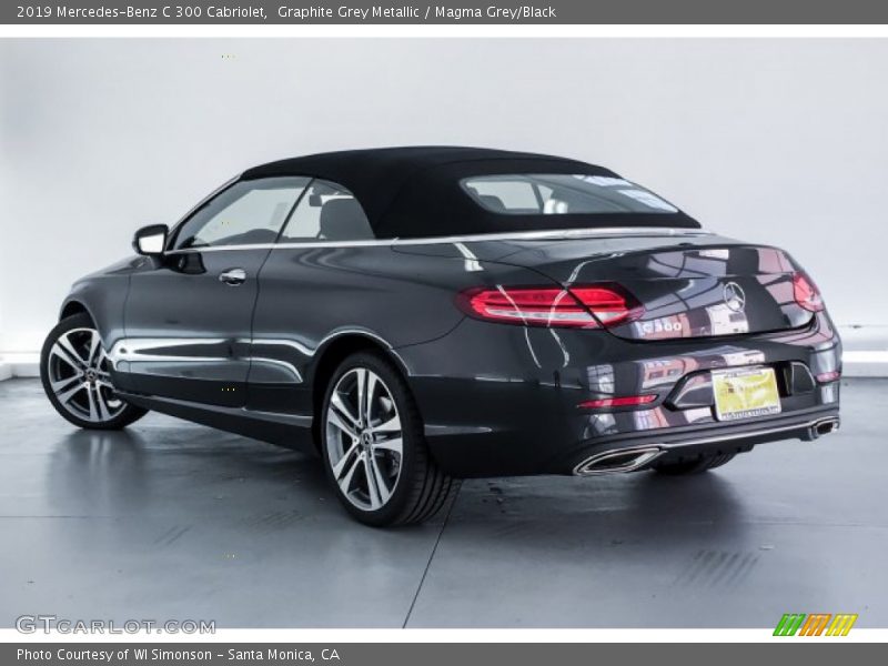 Graphite Grey Metallic / Magma Grey/Black 2019 Mercedes-Benz C 300 Cabriolet