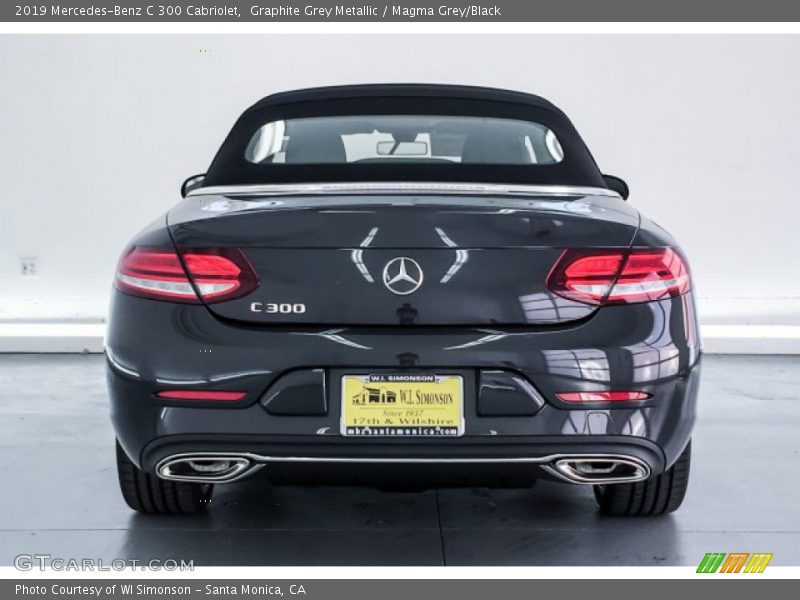 Graphite Grey Metallic / Magma Grey/Black 2019 Mercedes-Benz C 300 Cabriolet