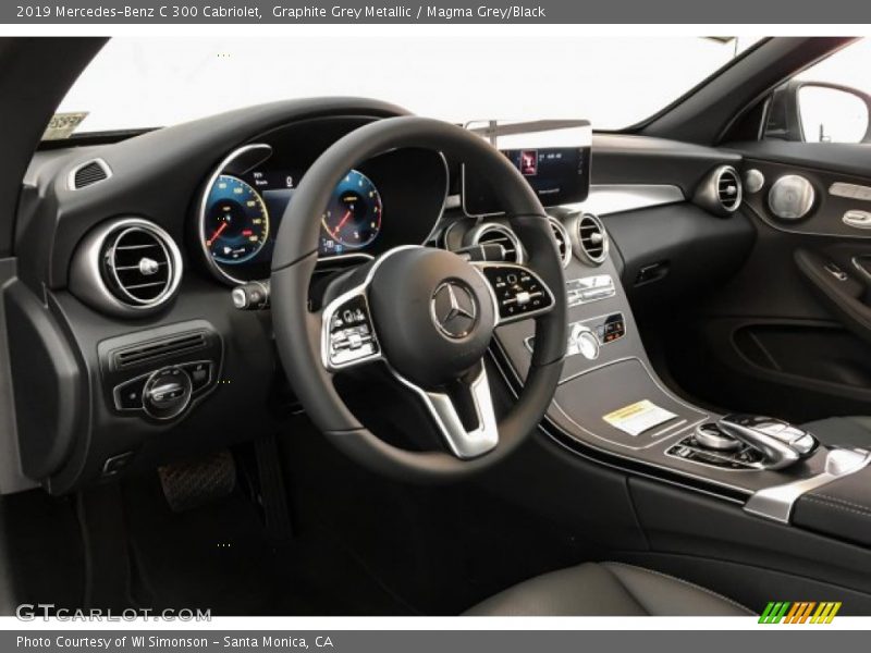 Graphite Grey Metallic / Magma Grey/Black 2019 Mercedes-Benz C 300 Cabriolet