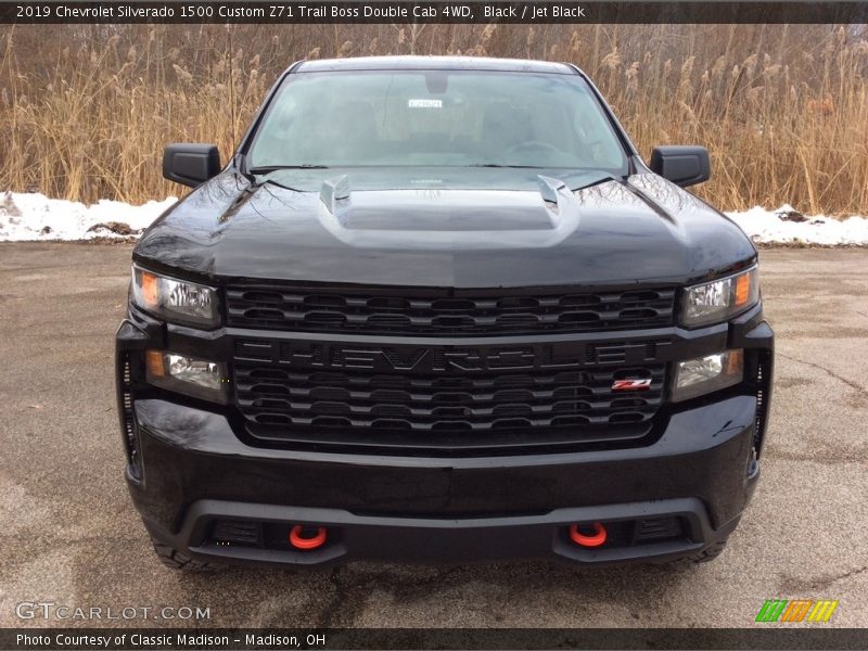 Black / Jet Black 2019 Chevrolet Silverado 1500 Custom Z71 Trail Boss Double Cab 4WD