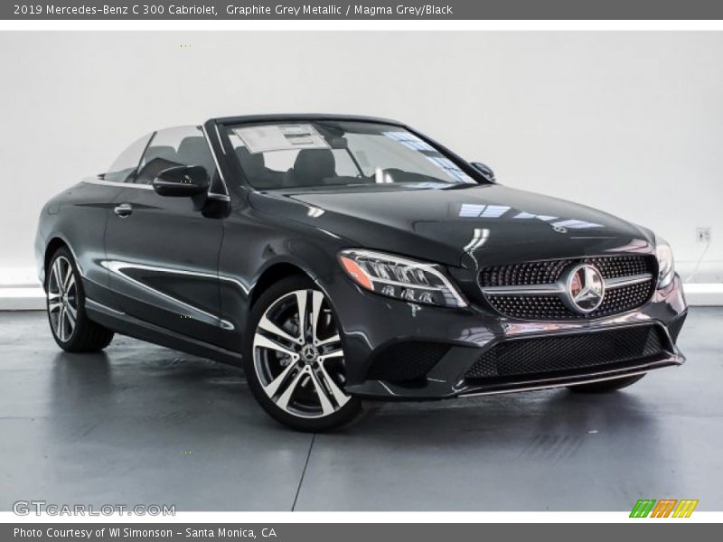 Graphite Grey Metallic / Magma Grey/Black 2019 Mercedes-Benz C 300 Cabriolet