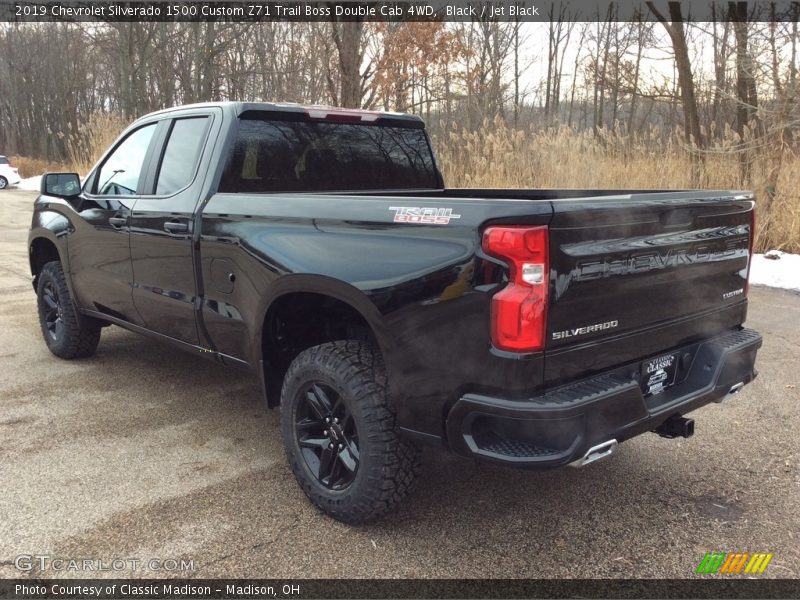 Black / Jet Black 2019 Chevrolet Silverado 1500 Custom Z71 Trail Boss Double Cab 4WD