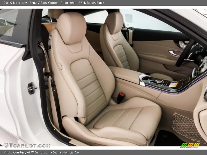 Polar White / Silk Beige/Black 2019 Mercedes-Benz C 300 Coupe
