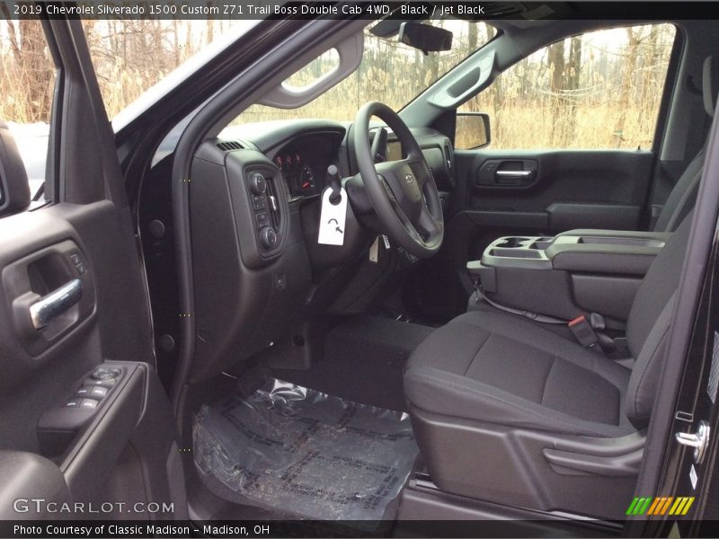 Black / Jet Black 2019 Chevrolet Silverado 1500 Custom Z71 Trail Boss Double Cab 4WD