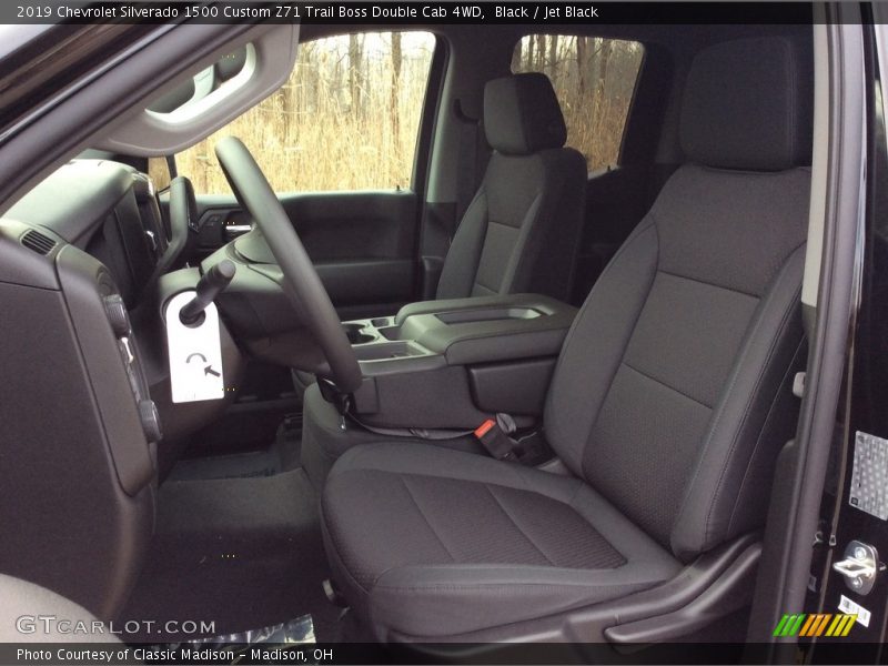 Black / Jet Black 2019 Chevrolet Silverado 1500 Custom Z71 Trail Boss Double Cab 4WD