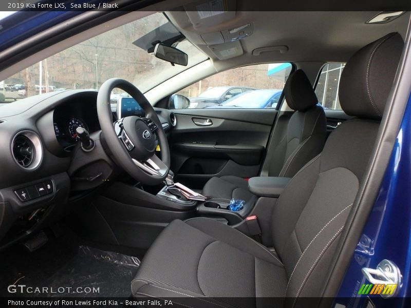 Sea Blue / Black 2019 Kia Forte LXS
