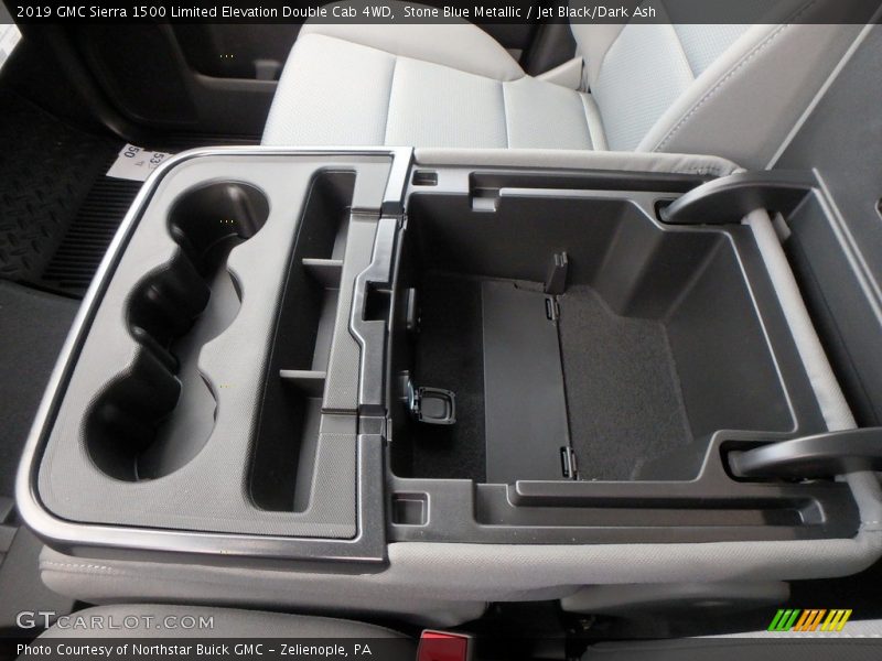 Stone Blue Metallic / Jet Black/Dark Ash 2019 GMC Sierra 1500 Limited Elevation Double Cab 4WD