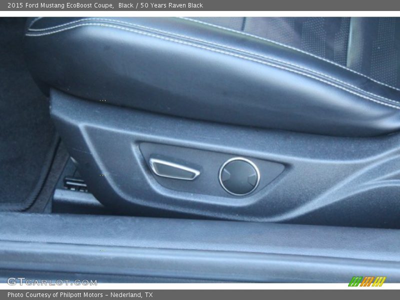 Black / 50 Years Raven Black 2015 Ford Mustang EcoBoost Coupe