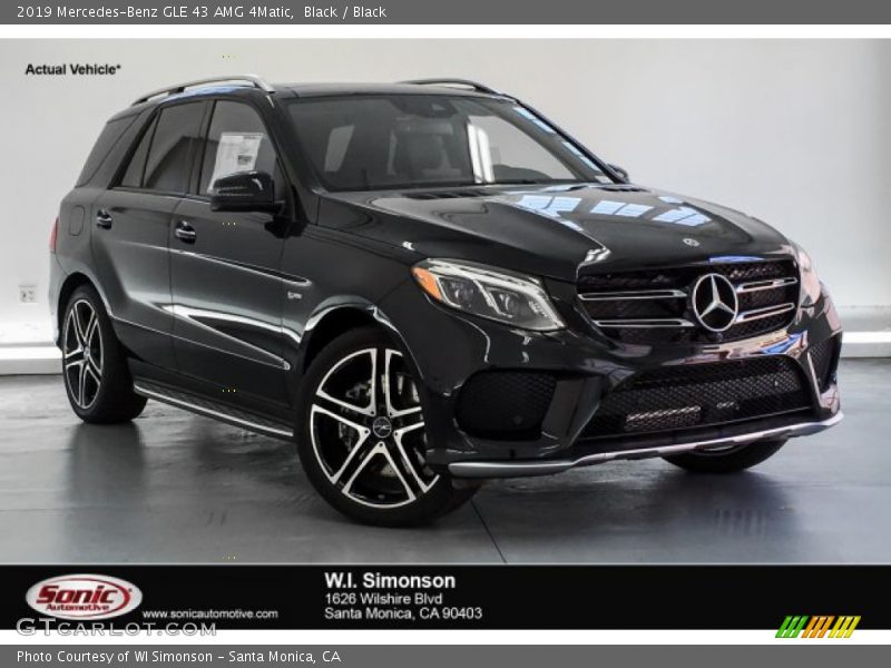 Black / Black 2019 Mercedes-Benz GLE 43 AMG 4Matic