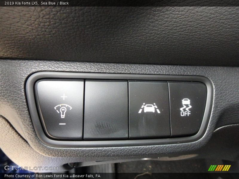Sea Blue / Black 2019 Kia Forte LXS