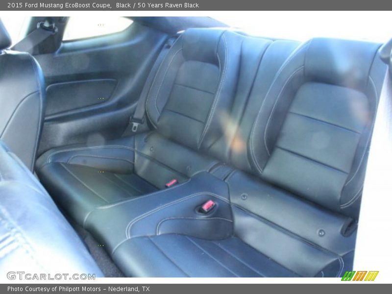 Black / 50 Years Raven Black 2015 Ford Mustang EcoBoost Coupe