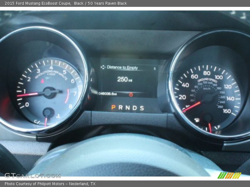 Black / 50 Years Raven Black 2015 Ford Mustang EcoBoost Coupe