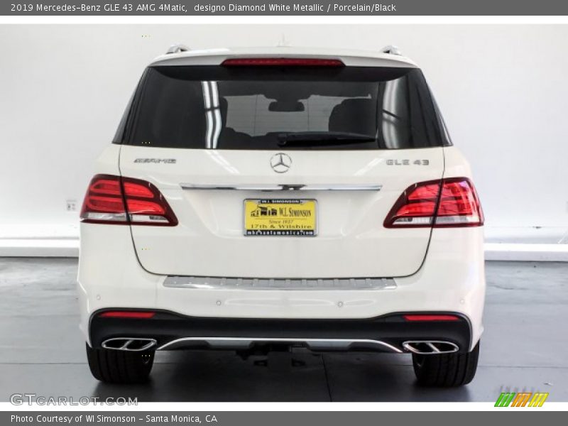 designo Diamond White Metallic / Porcelain/Black 2019 Mercedes-Benz GLE 43 AMG 4Matic