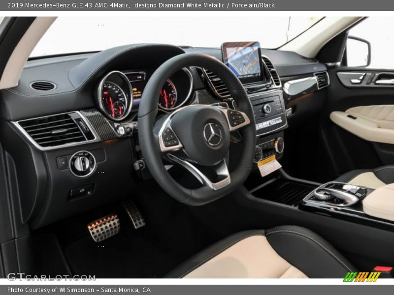 designo Diamond White Metallic / Porcelain/Black 2019 Mercedes-Benz GLE 43 AMG 4Matic