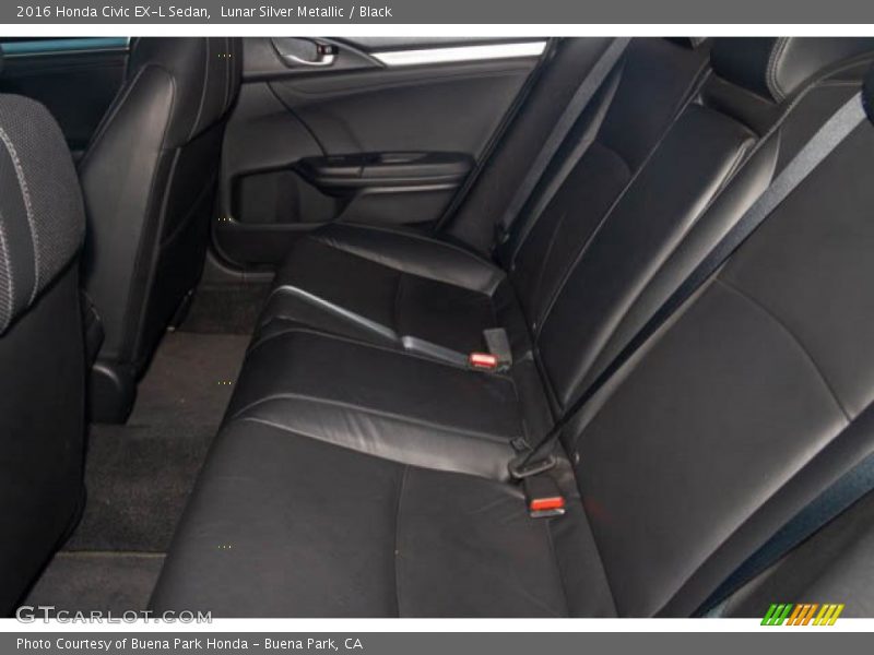 Lunar Silver Metallic / Black 2016 Honda Civic EX-L Sedan