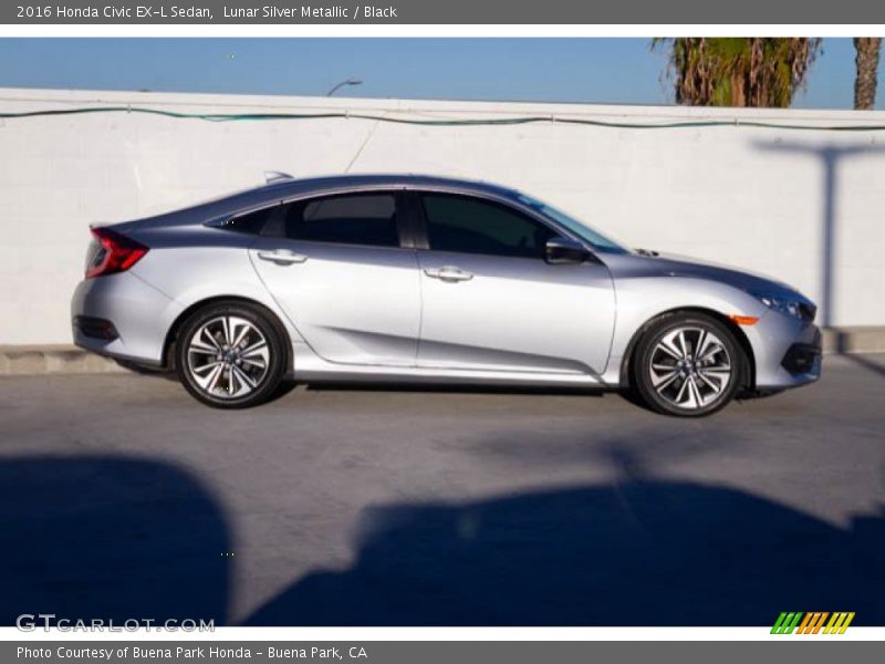 Lunar Silver Metallic / Black 2016 Honda Civic EX-L Sedan