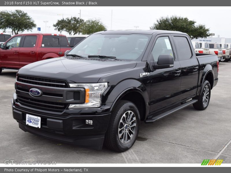 Shadow Black / Black 2018 Ford F150 XLT SuperCrew