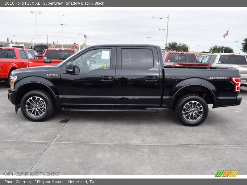 Shadow Black / Black 2018 Ford F150 XLT SuperCrew