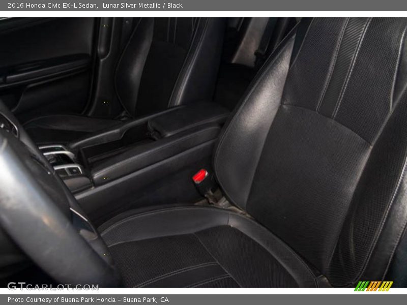 Lunar Silver Metallic / Black 2016 Honda Civic EX-L Sedan