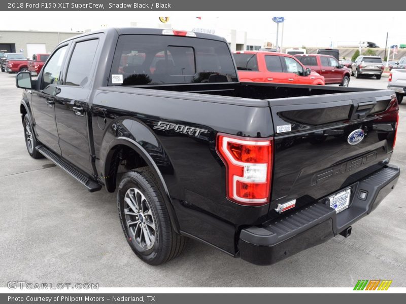 Shadow Black / Black 2018 Ford F150 XLT SuperCrew
