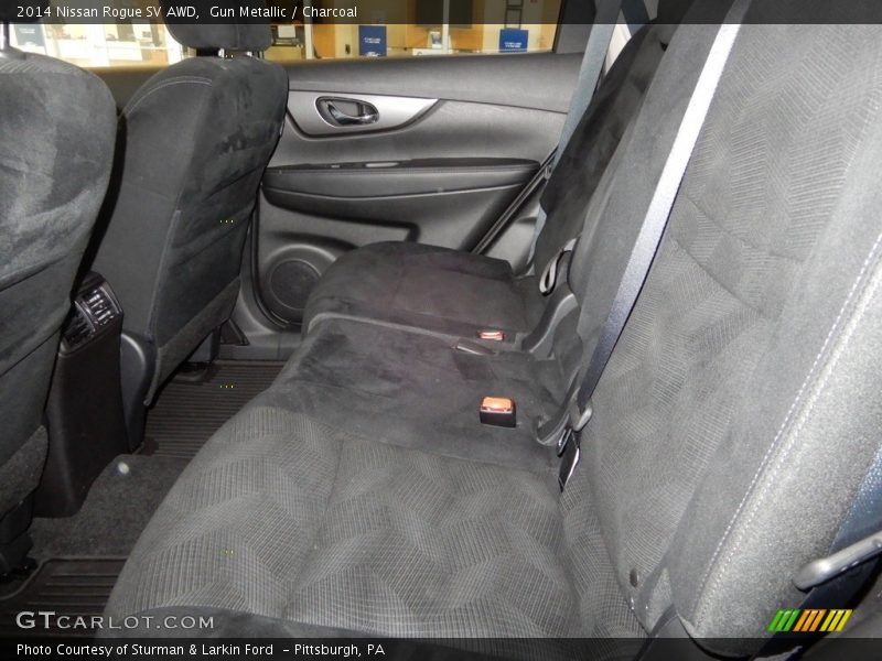 Gun Metallic / Charcoal 2014 Nissan Rogue SV AWD